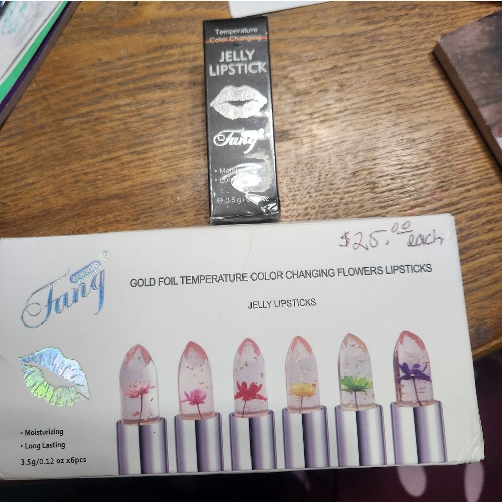 FangotFang Gold Foil Temperature Color Changing Lipsticks
